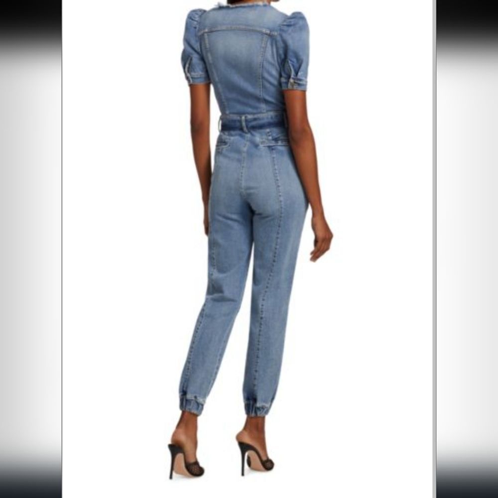 Retrofete Lia Denim jumpsuit size M NWT MSRP $590 - Picture 4 of 14